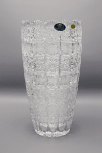 Křišťálová broušená váza ÚSVIT 30 cm