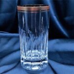 Křišťálové broušené sklenice 380 ml sada 6 kusů