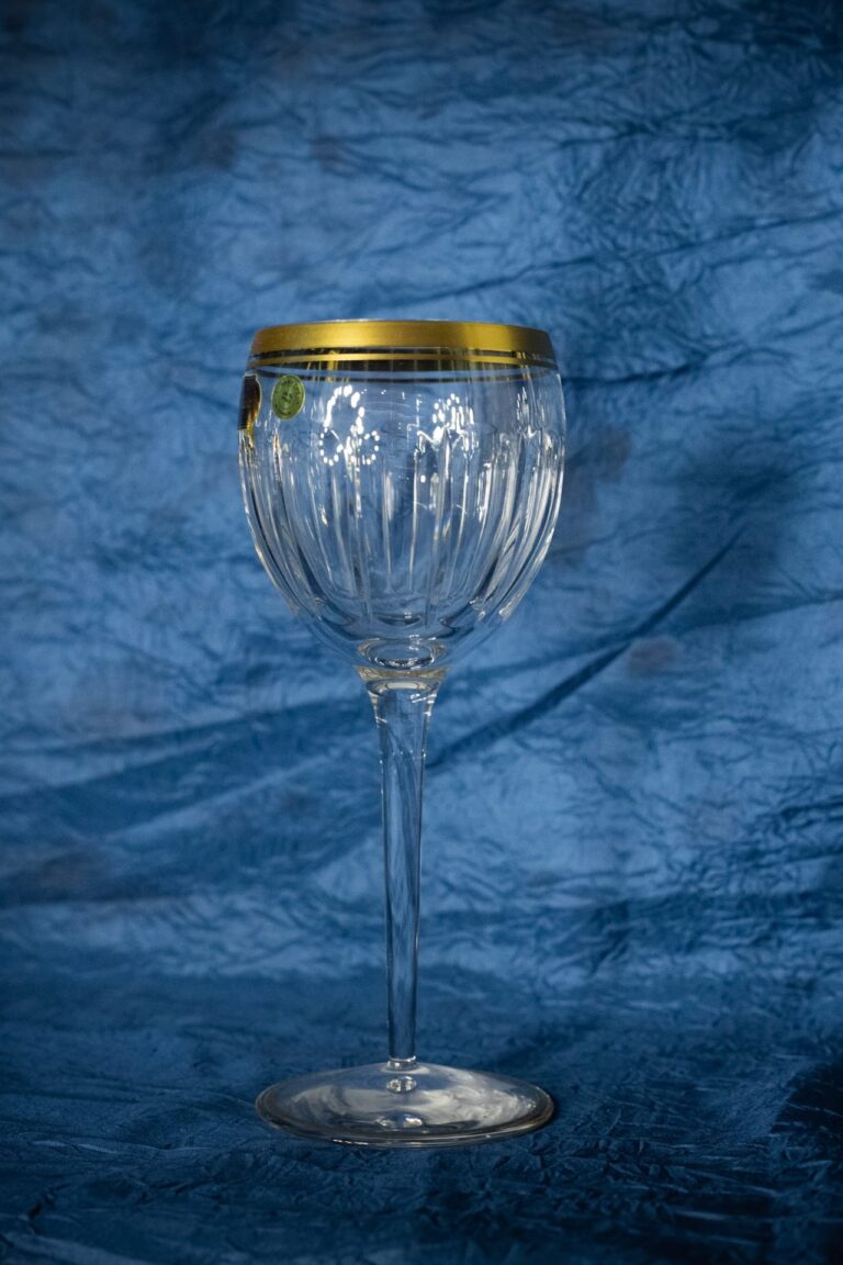 Křišťálové broušené sklenice 370 ml set 6 kusů