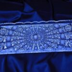 Křišťálová broušená tác 32 cm