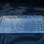 Křišťálová broušená exkluzivní plato 45 cm