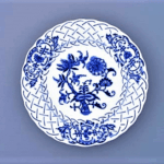 Cibulák – Talíř reliéfní 18 cm – originál cibulový porcelán 1. jakost