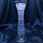 Křišťálová broušená váza 30 cm