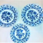 Cibulák – Talířová souprava 18-dílná – originální cibulový porcelán 1. jakost