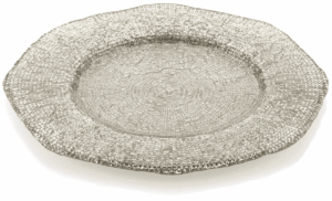 Talíř DIAMAN béžový D34 cm H2 cm