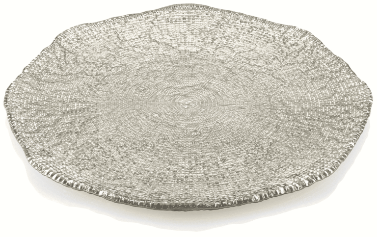 Talíř DIAMAN béžový D37 cm H2 cm