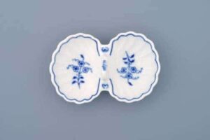 Cibulák – Solnička dvojdílná 12 cm – originál cibulový porcelán 1. jakost