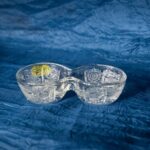 Křišťálová broušená sojenička a kořenička 12 cm