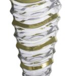 Křišťálová váza Vavea light gold 34 cm