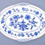 Cibulák – Podnos oválny 39 x 27 cm – originál cibuľový porcelán 1. akosť