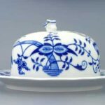 Cibulák – Dóza na syr 13 cm/19 cm – originálny cibuľový porcelán 1. akosť