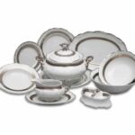 Jídelní souprava platina Marionette pro 6 osob