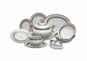 Jídelní souprava platina Marionette pro 6 osob