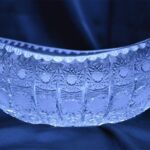 Křišťálová broušená miska 20 cm