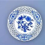 Cibulák – Talíř prolamovaný 24 cm – originál cibulový porcelán 1. jakost