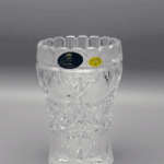 Křišťálová broušená váza ÚSVIT 14 cm