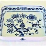 Cibulák – Sada čtvercových misek – originál cibulový porcelán 1. jakost