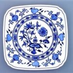 Cibulák – Talíř čtvercový 29 cm – originální cibulový porcelán 1. jakost