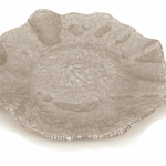 Talíř FOL tortoise metal D37 cm