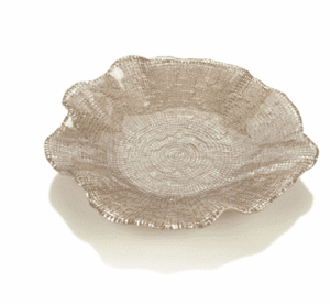Talíř FOL tortoise metal D28 cm
