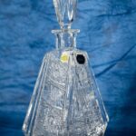 Křišťálová broušená karafa whisky láhev 500 ml