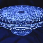 Křišťálový broušený stojan na dort 35 cm