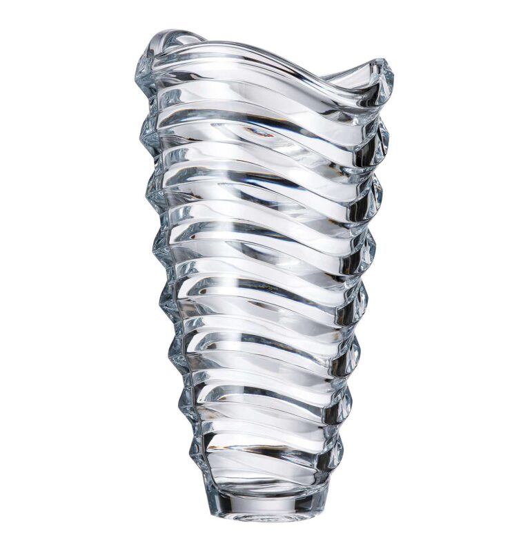 Křišťálová váza Wav vase 34 cm