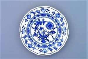 Cibulák – Dezertní talíř 17 cm – originální cibulový porcelán 1. jakost