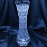 Křišťálová broušená váza 18 cm