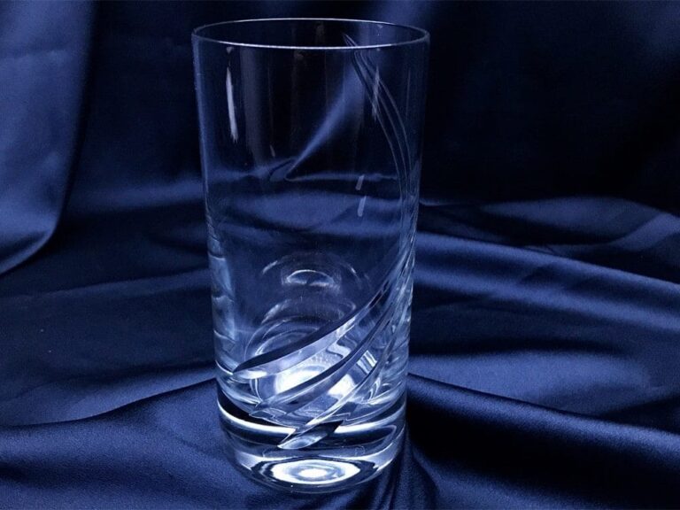 Křišťálové broušené sklenice 380 ml sada 6 kusů