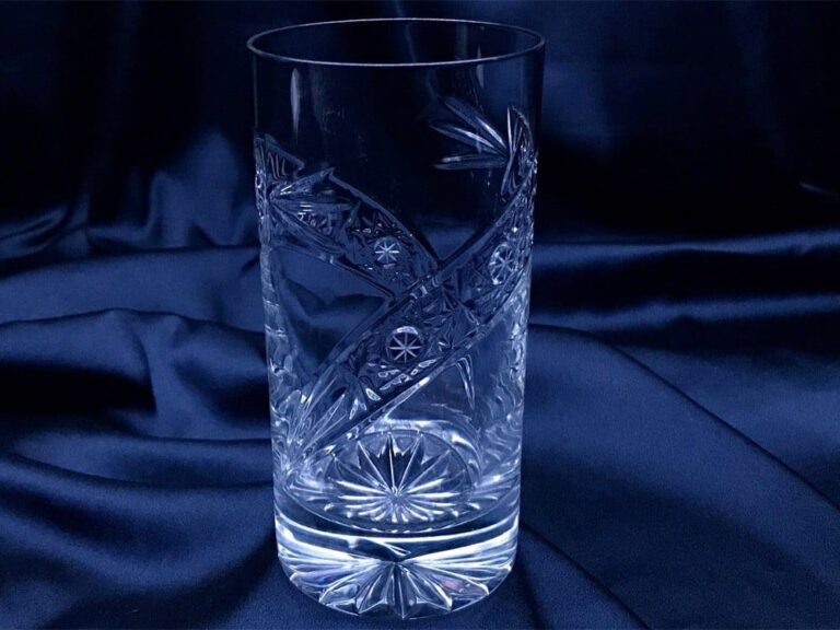 Křišťálové broušené sklenice 380 ml set 6 kusů