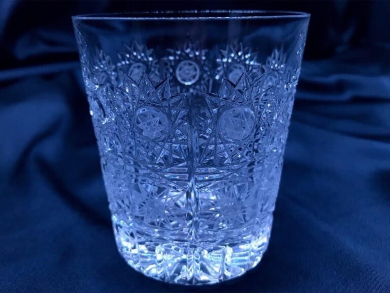 Křišťálové broušené sklenice 250 ml sada 6 kusů
