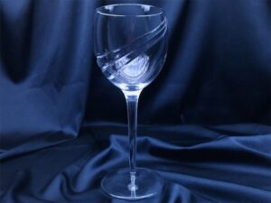 Křišťálové broušené sklenice 370 ml sada 6 kusů