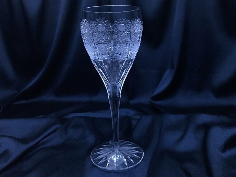 Křišťálové broušené sklenice 260 ml sada 6 kusů
