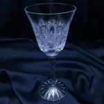 Křišťálové broušené sklenice 220 ml sada 6 kusů