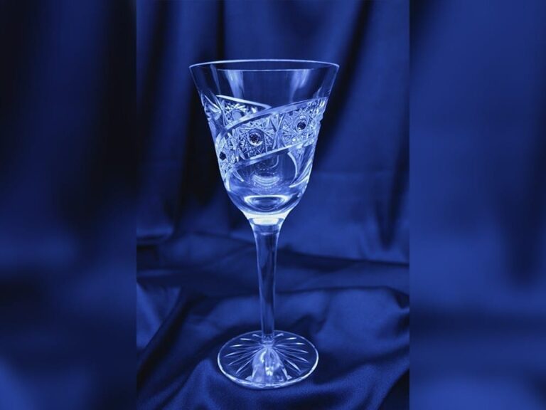 Křišťálové broušené sklenice 220 ml sada 6 kusů Swarovski