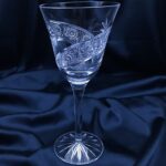 Křišťálové broušené sklenice 220 ml sada 6 kusů