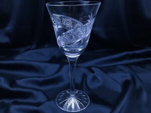 Křišťálové broušené sklenice 220 ml sada 6 kusů