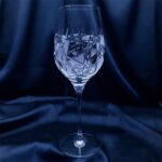 Křišťálové broušené sklenice 350 ml sada 6 kusů