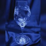 Křišťálové broušené sklenice 240 ml sada 6 kusů