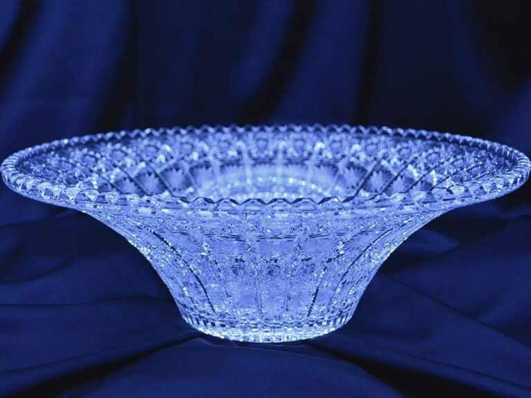Křišťálová broušená miska 36 cm