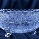 Křišťálová broušená miska 26 cm