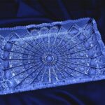 Křišťálový broušený tác 26 cm