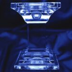 Křišťálový broušený svícen 13,5 cm