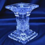 Křišťálový broušený svícen 13,5 cm