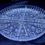 Křišťálový broušený talíř 26 cm