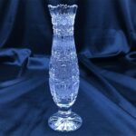 Křišťálová broušená váza 15 cm