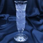 Křišťálová broušená váza 15 cm
