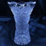 Křišťálová broušená váza 13 cm
