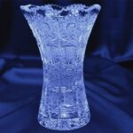 Křišťálová broušená váza 15 cm